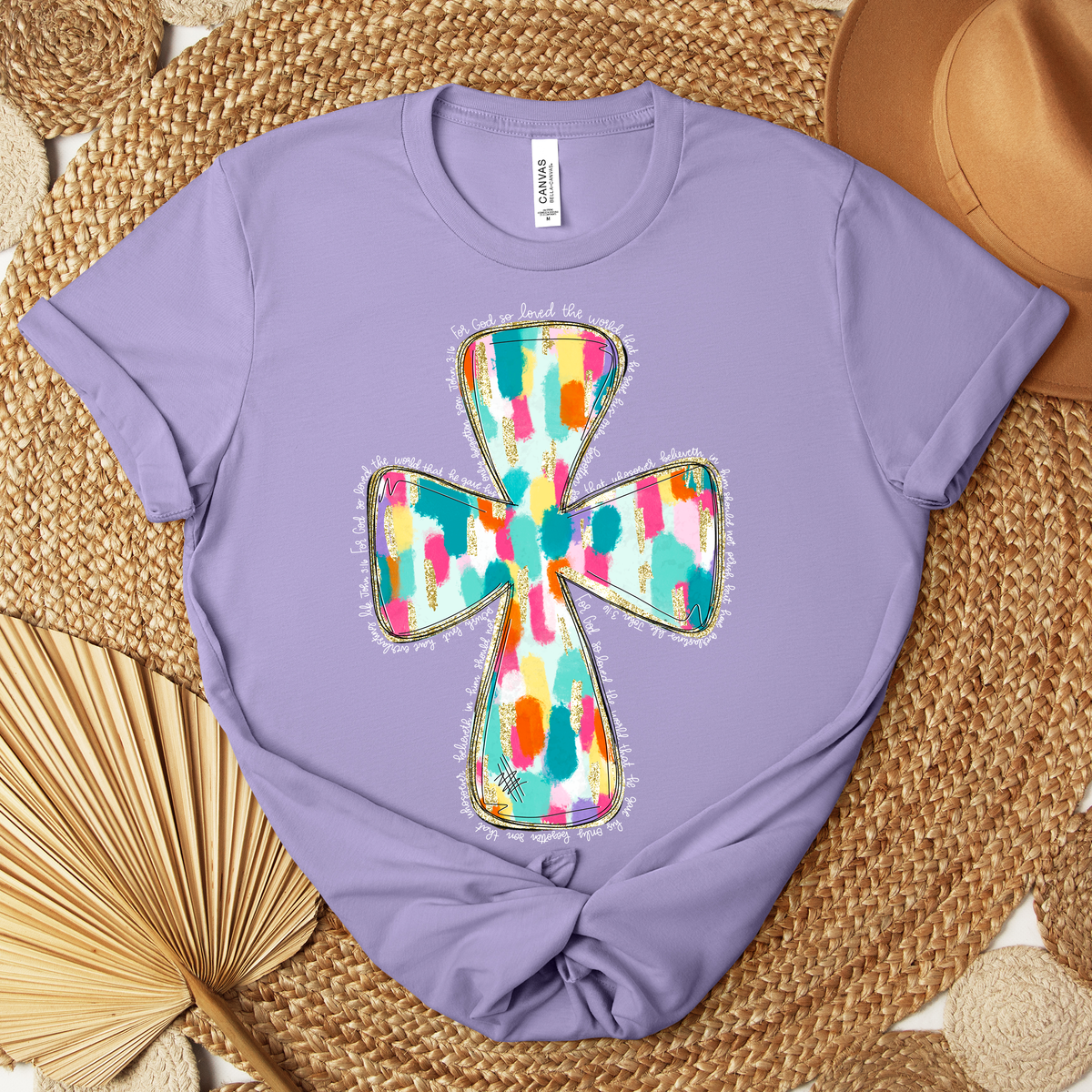 For God So Loved The World Cross T-Shirt – Trends Boutique on Main