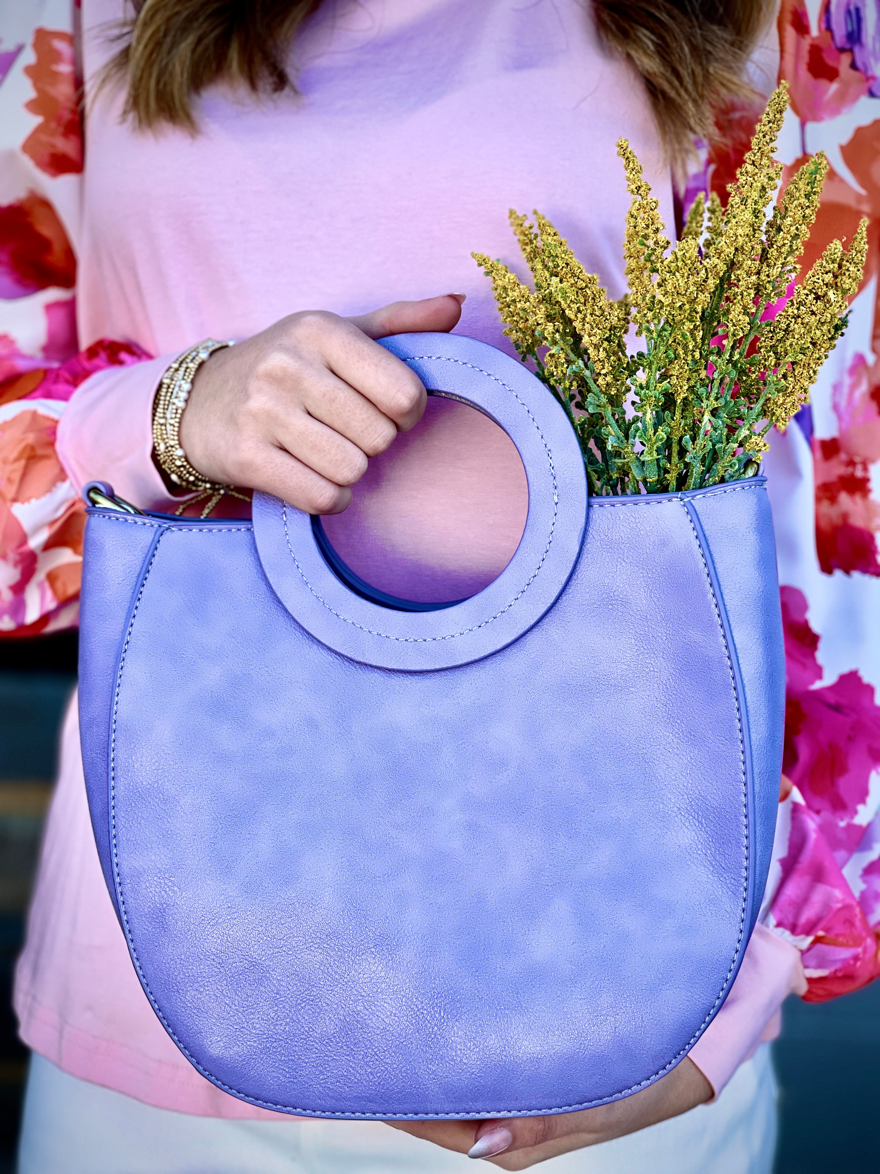 【PORTERNA】Coco Circle Shoulder Bag COCO CIRCLE HANDLE BAG – Trends Boutique on Main