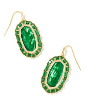 ELLE CRYSTAL FRAME DROP EARRINGS