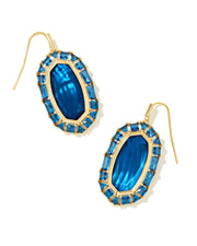 ELLE CRYSTAL FRAME DROP EARRINGS