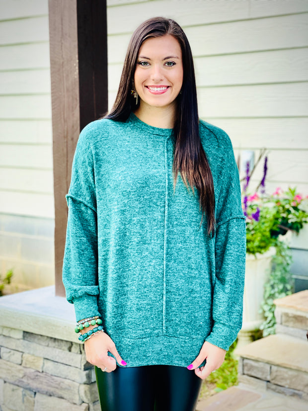 Cozy Brushed Hacci Sweater