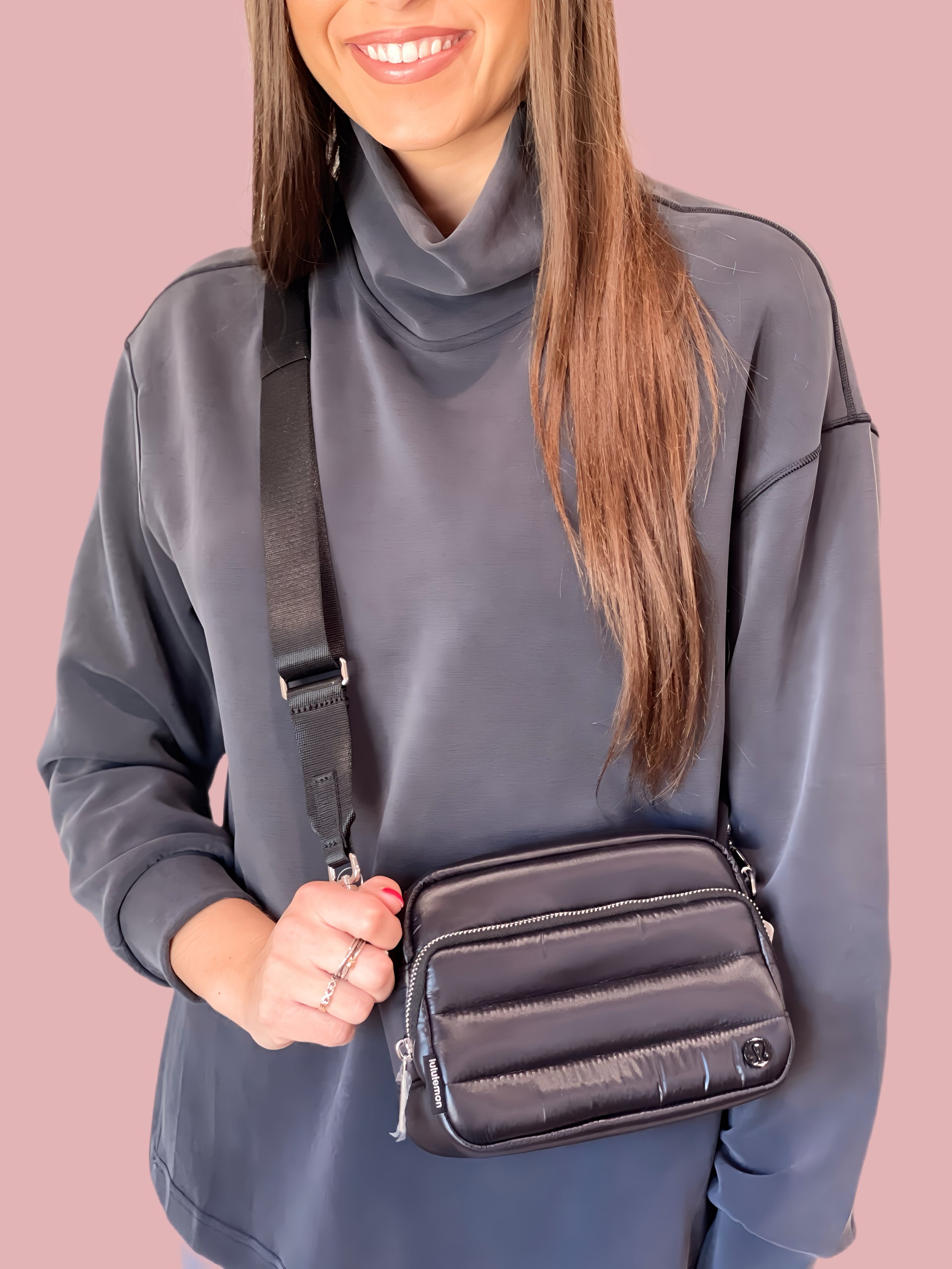 lululemon 2l crossbody bag Everywhere Metal Hardware in Rockwood/Gunmetal W 19.5Cm X D 8Cm X H 13.5 Cm (7.7 X 3.1 X 5.3) Crossbody Camera Bag 2L *Logo
