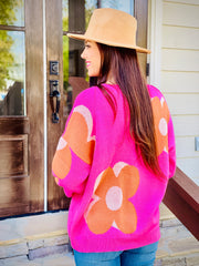 Eye Catching Floral Sweater