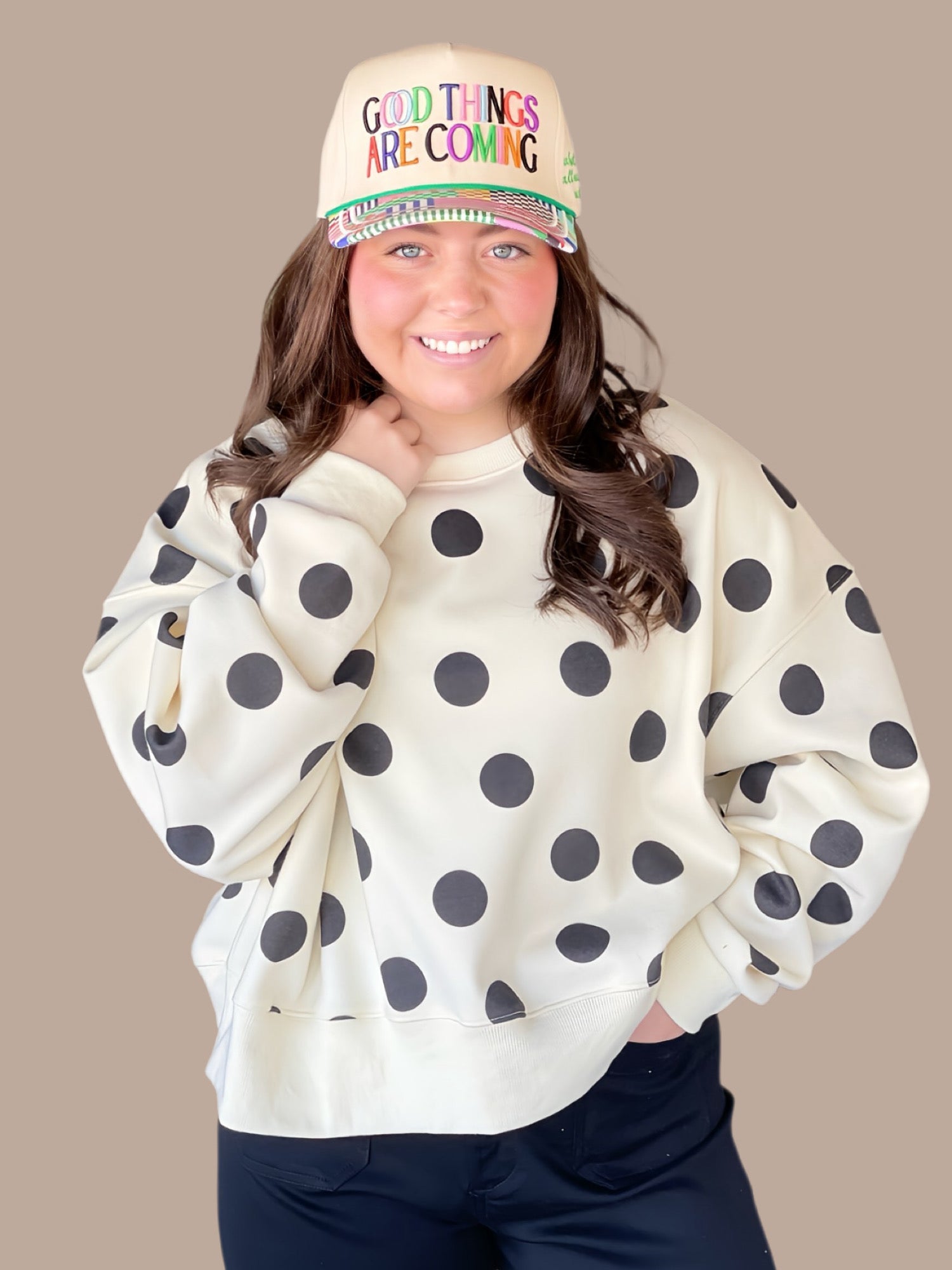 Polka Perfect Black & Ivory – Trends Boutique on Main
