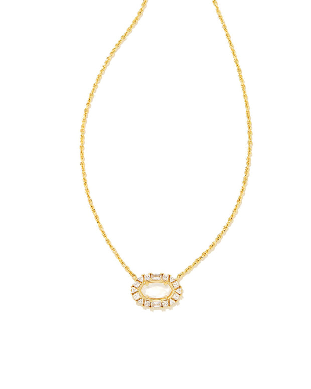 Elisa Gold Pearl Multi Strand Necklace in Teal Abalone | Kendra Scott