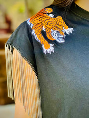 Fringe Tiger Patch Tee