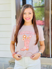 Howdy Floral Boot Graphic Tee