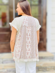 Must Have Linen Mix Print Tunic
