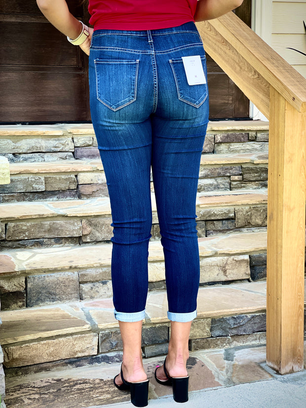 Plenty of Stretch Dark Denim Skinny Jeans