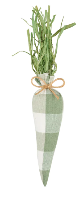 Sage Checkered Fabric Carrot
