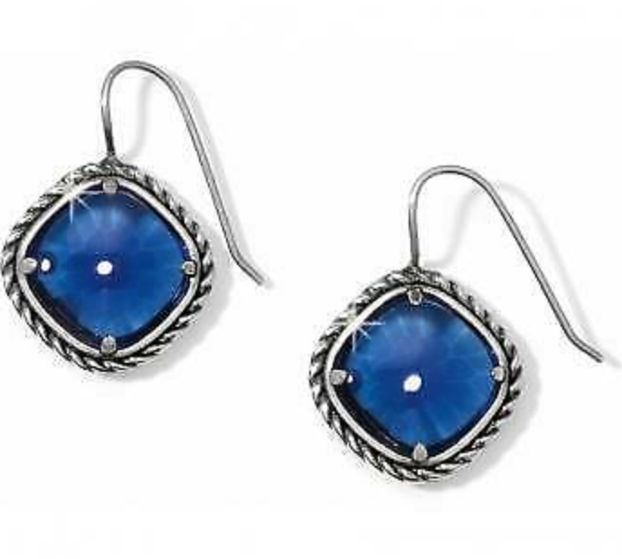 JOYFUL YOUR TRUE COLOR blue denim-hued earrings