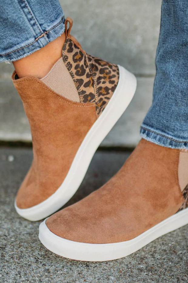Gone for the Day Leopard Suede Sneaker