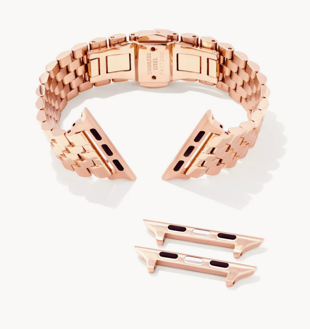 Alex 5 Link Watch Band in Rose Gold Tone Stainless Steel