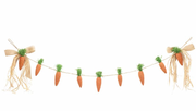 CARROTS HANGING ON JUTE GARLAND