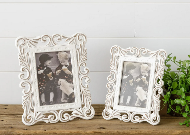 Picture Frames - Carved Scroll Design