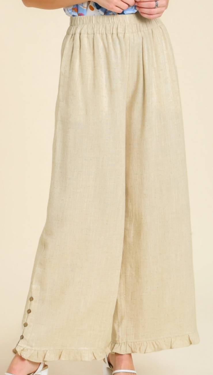Bask in Luxury Linen Pants