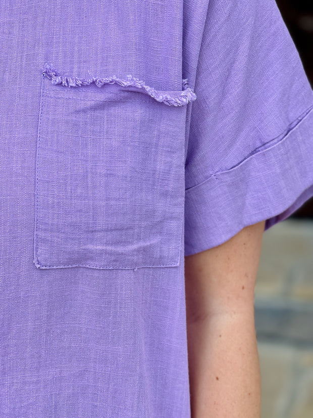 Almost Paradise Linen Top