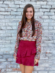 Just One Look Floral Tunic