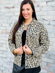 Perfect Timing Leopard Shacket