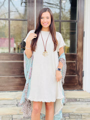 Easter in Linen Dress