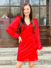 Twinkle in Sequin Tie Dress