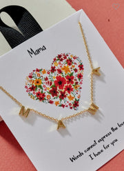 MAMA charm necklace