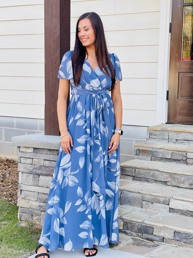 Come Away With Me Maxi -NavyDress