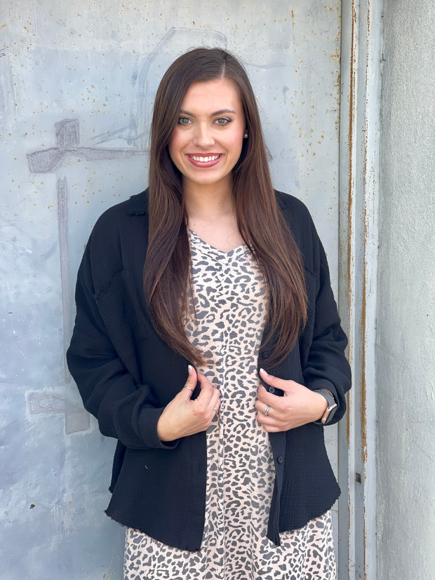 Basic Black Pullover