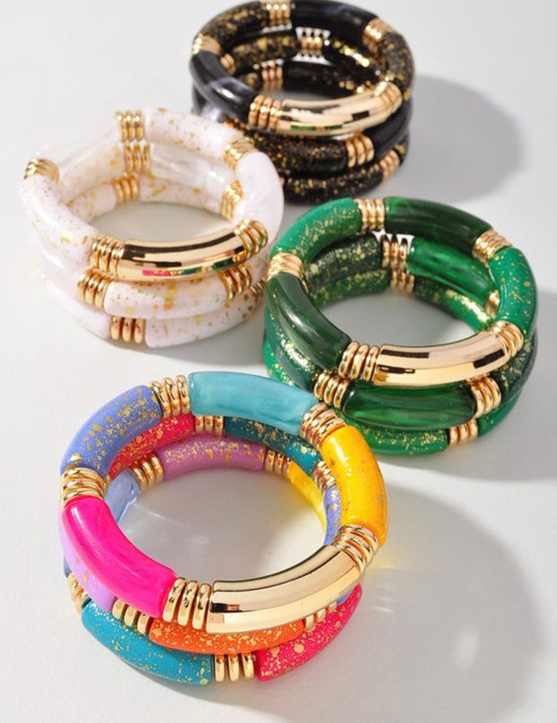 Bangle Bracelet Glitter Set