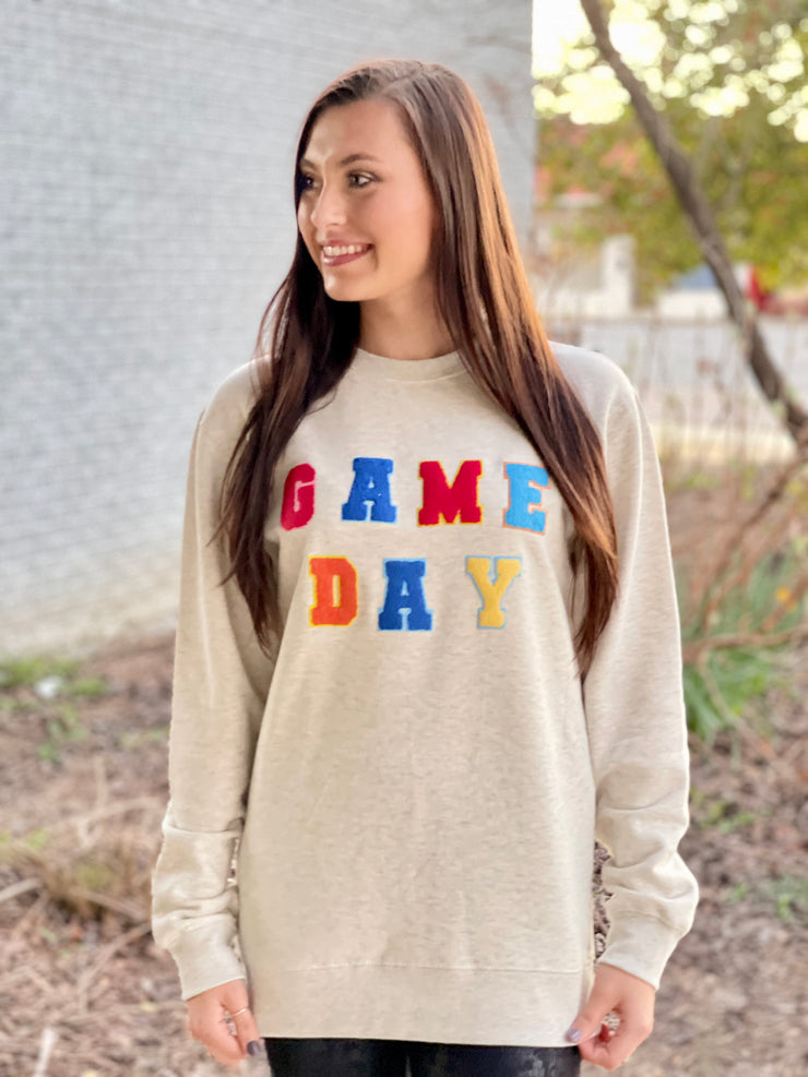 GAMEDAY Chenille Sweatshirt