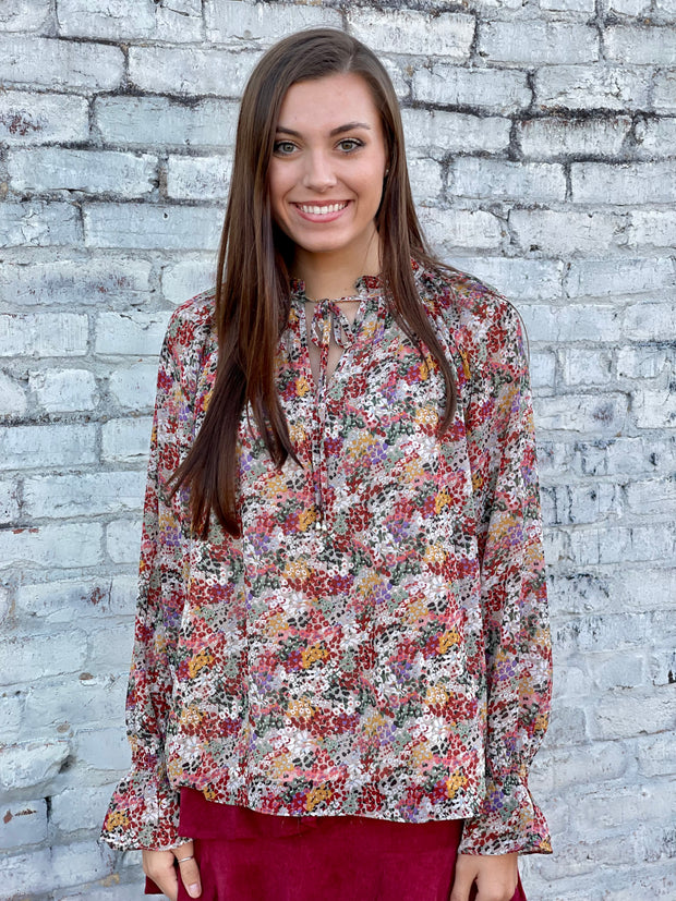 Just One Look Floral Tunic