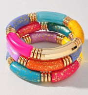 Bangle Bracelet Glitter Set