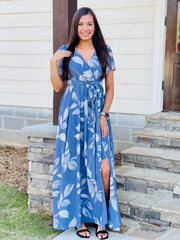Come Away With Me Maxi -NavyDress
