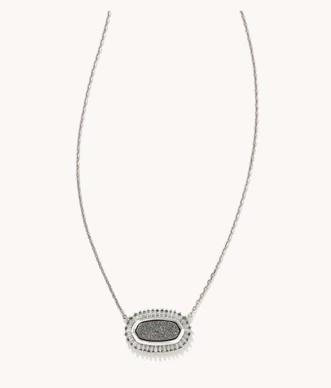 Baguette Elisa Pendant Necklace