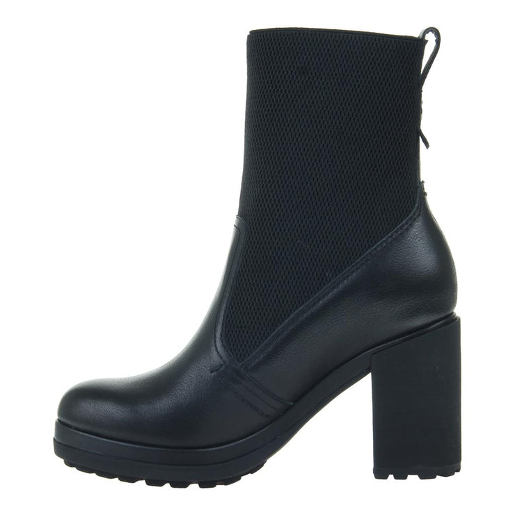 NAKED FEET - SURVIVAL in BLACK Mid-Shaft Boots